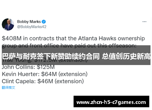 巴萨与耐克签下新赞助续约合同 总值创历史新高